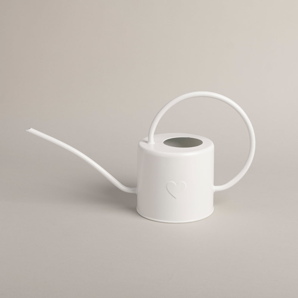 Watering Can Heart White (PU = 4 pcs)