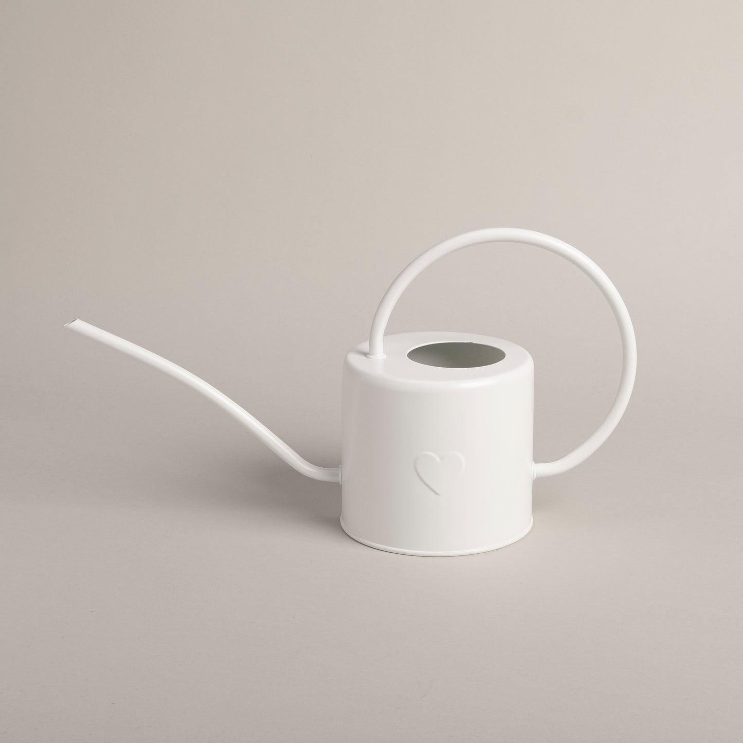 Watering Can Heart White (PU = 4 pcs)