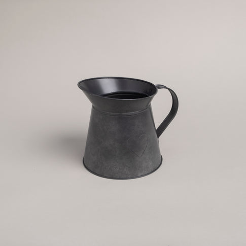 Metall Kännchen Herz (VE = 6 Stk)