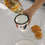 Becher émaillé cœur (VE = 6 pcs)