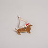 Baumschmuck Weihnachtsdackel (VE = 6 Stk.)