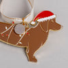 Baumschmuck Weihnachtsdackel (VE = 6 Stk.)