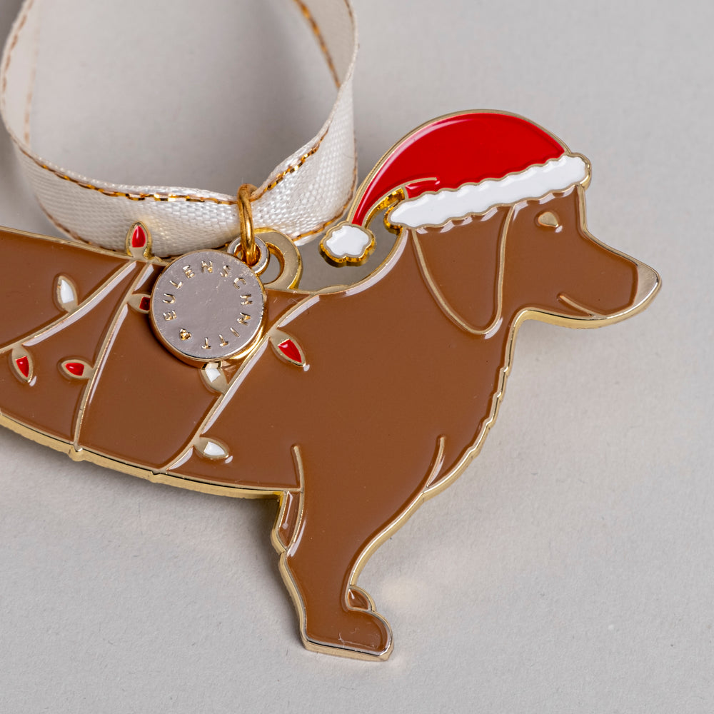 Baumschmuck Weihnachtsdackel (VE = 6 Stk.)