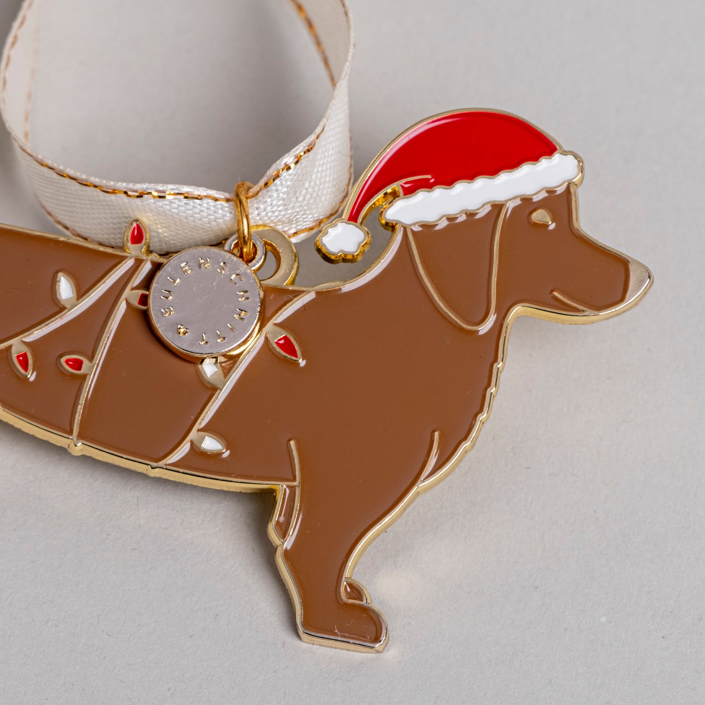 Baumschmuck Weihnachtsdackel (VE = 6 Stk.)