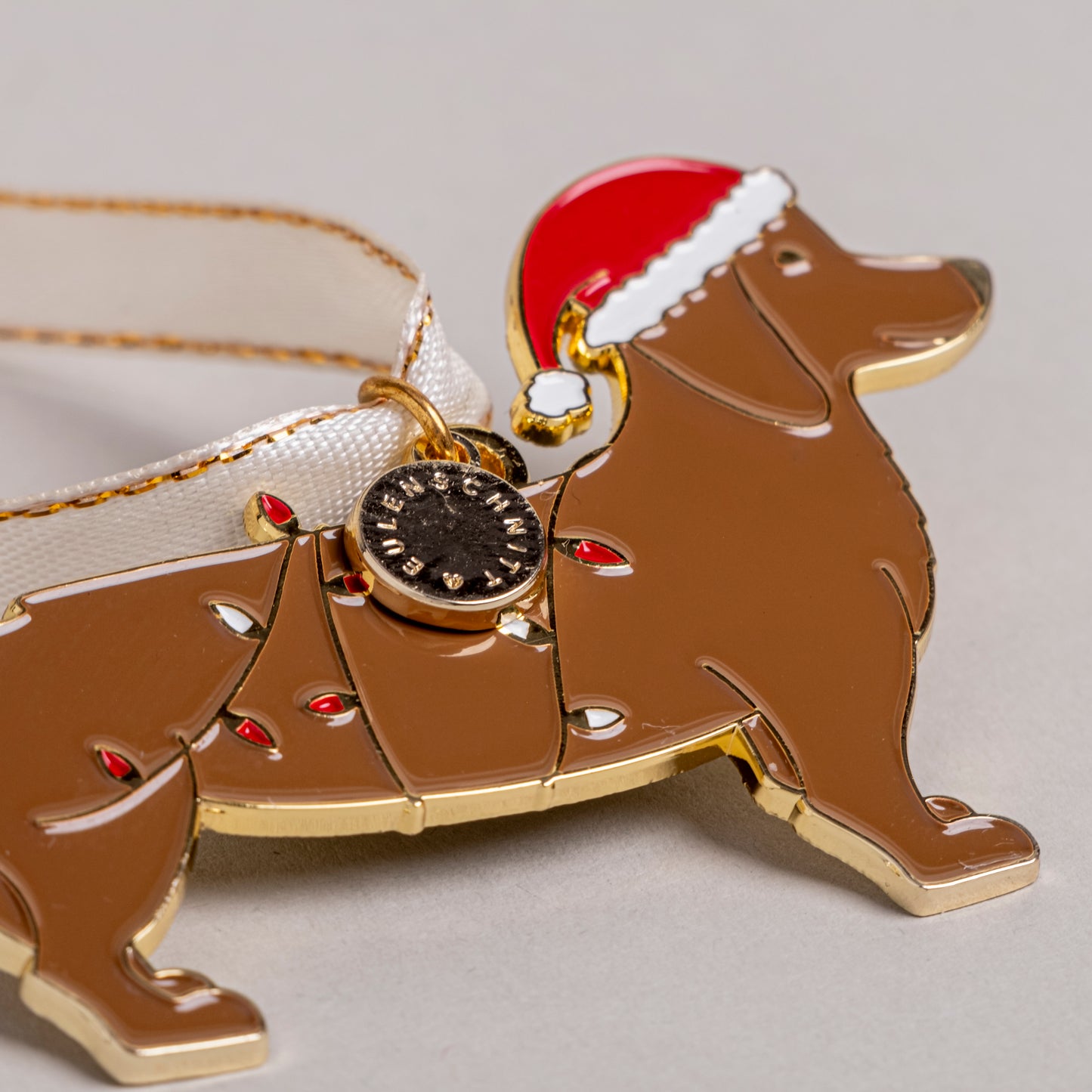 Baumschmuck Weihnachtsdackel (VE = 6 Stk.)