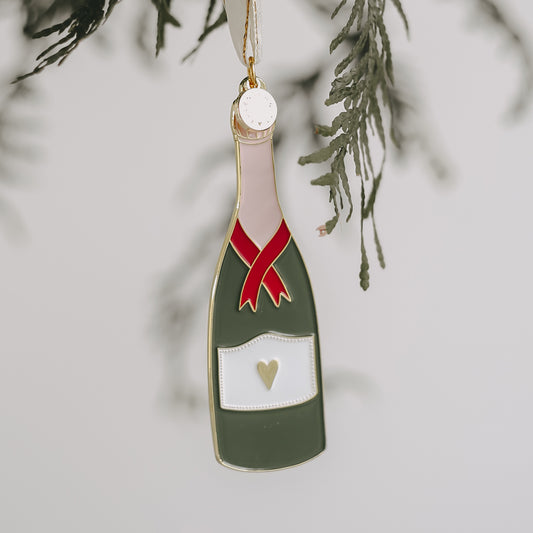 Décoration d'arbre Champagne (VE = 6 pcs.)