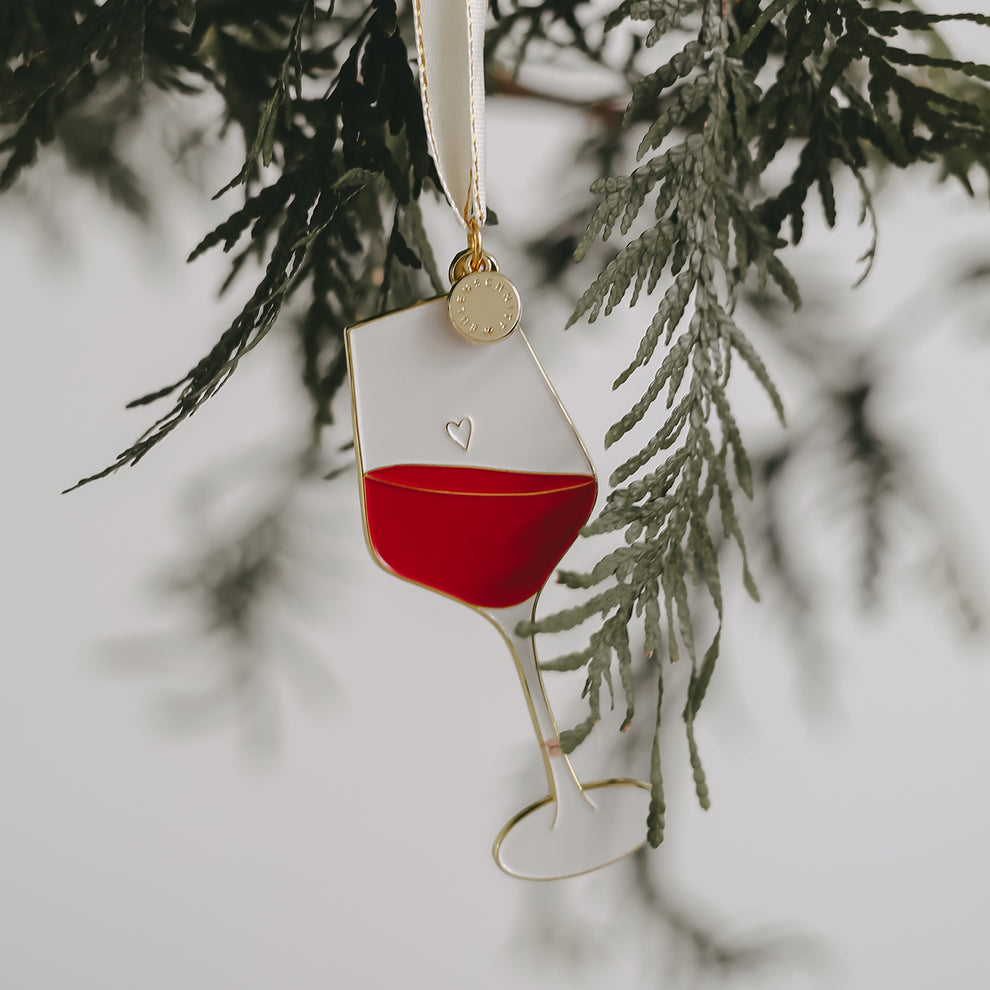 Décoration d'arbre Verre à vin (VE = 6 pcs.)