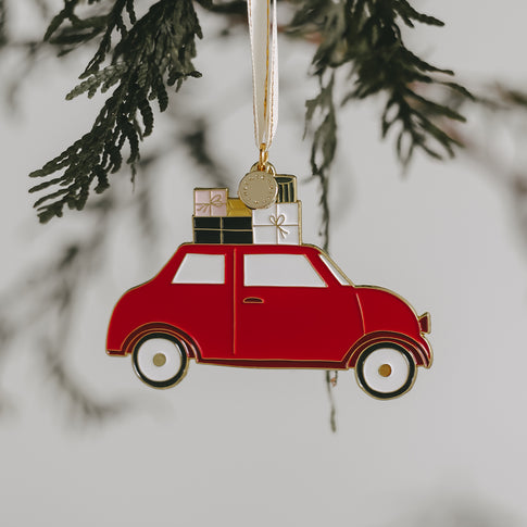 Baumschmuck Weihnachtsauto (VE = 6 Stk.)