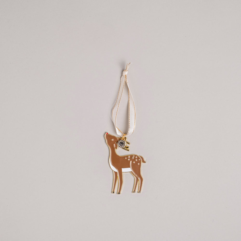Décoration d'arbre Cerf (VE = 6 pcs.)