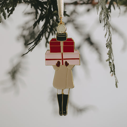 Baumschmuck Weihnachtsmädchen (VE = 6 Stk.)