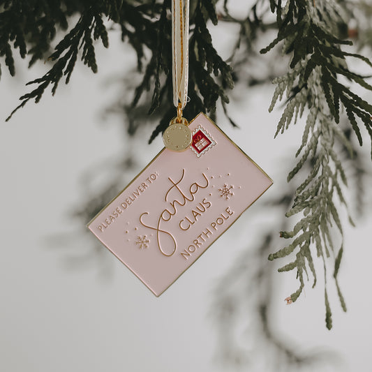 Décoration d'arbre Lettre de Noël (VE = 6 pcs.)
