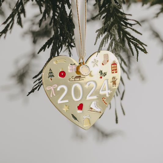 Décorations d'arbre 2024 (VE = 6 pcs.)