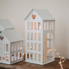 Maison en métal grande blanche (VE = 4 pcs)