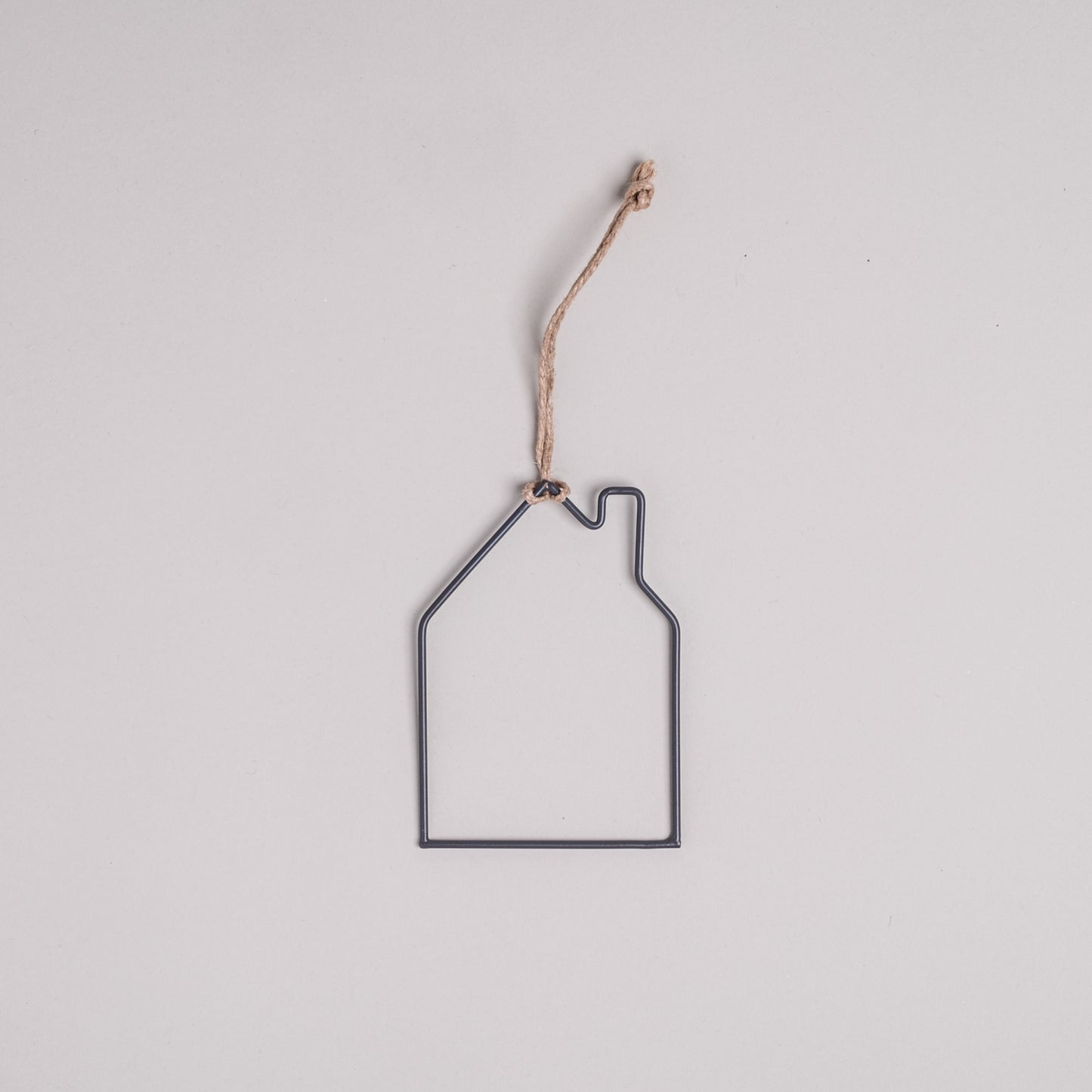 Pendentif en métal maison lot de 6 (VE = 4 lots)