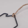 Pendentif en métal maison lot de 6 (VE = 4 lots)