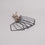 Pendentif en métal maison lot de 6 (VE = 4 lots)