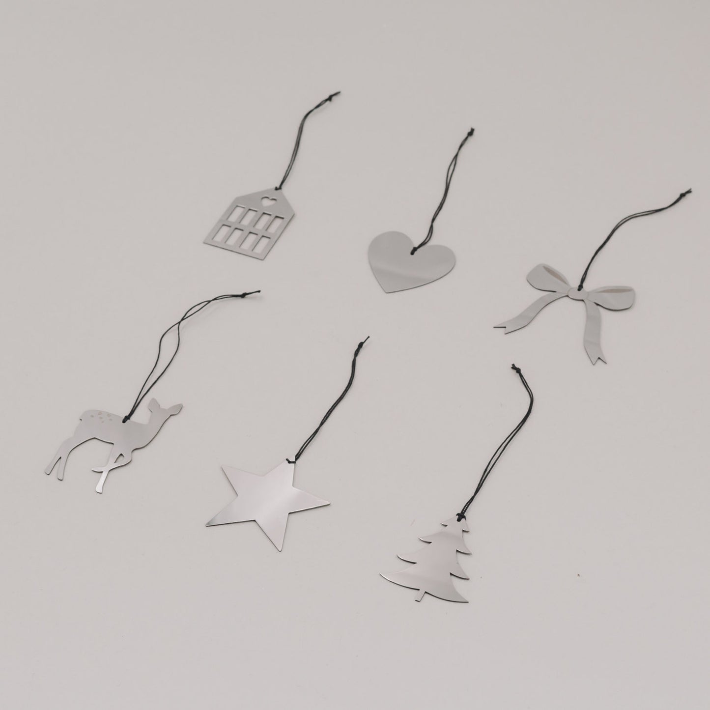 Anhänger Mix 6er Set Silber (VE = 8 Stk.)