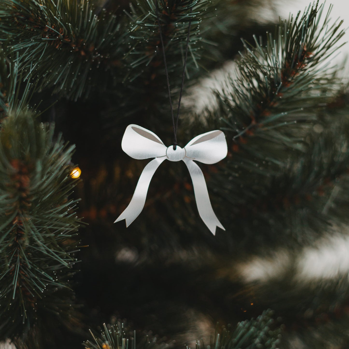 Anhänger Schleife 6er Set Silber (VE = 8 Stk.)