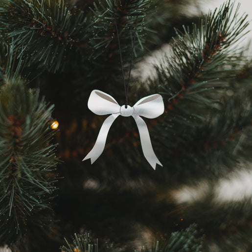 Anhänger Schleife 6er Set Silber (VE = 8 Stk.)