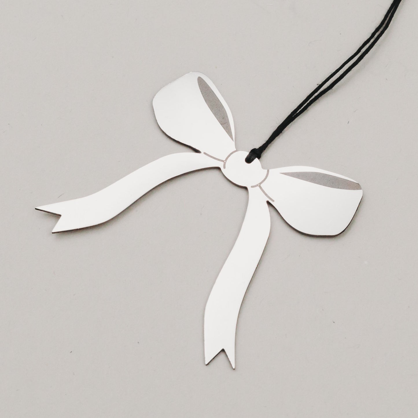 Anhänger Schleife 6er Set Silber (VE = 8 Stk.)