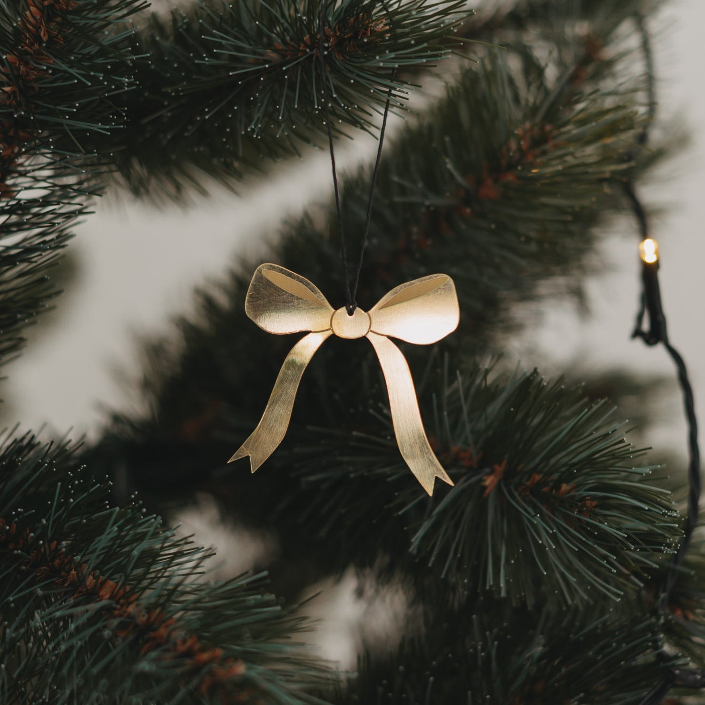 Anhänger Schleife 6er Set Gold (VE = 8 Stk.)