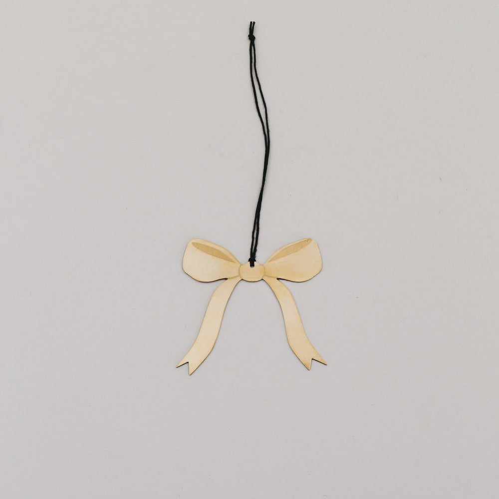 Anhänger Schleife 6er Set Gold (VE = 8 Stk.)