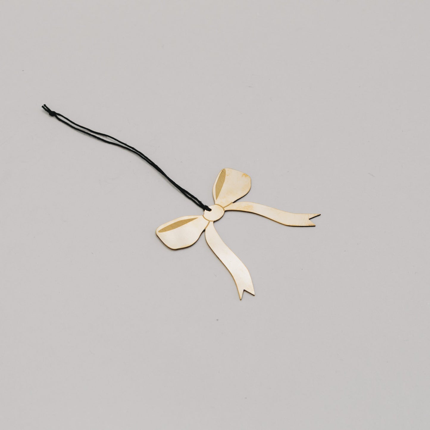 Anhänger Schleife 6er Set Gold (VE = 8 Stk.)