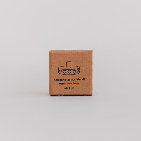 Kerzenhalter Mini Herzen  (VE = 6 Stk)