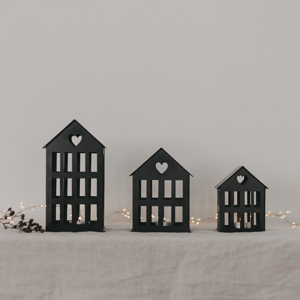 Metallhaus mini Schwarz (VE = 6 Stk)