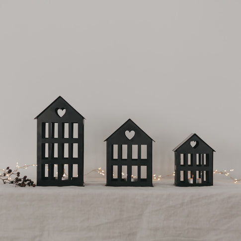 Metallhaus mini Schwarz (VE = 6 Stk)