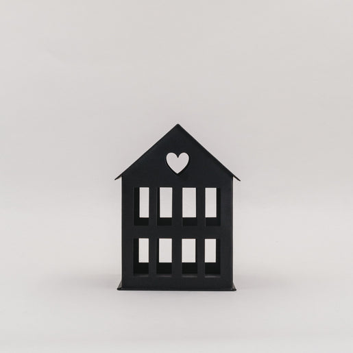 Metallhaus klein Schwarz (VE = 4 Stk)