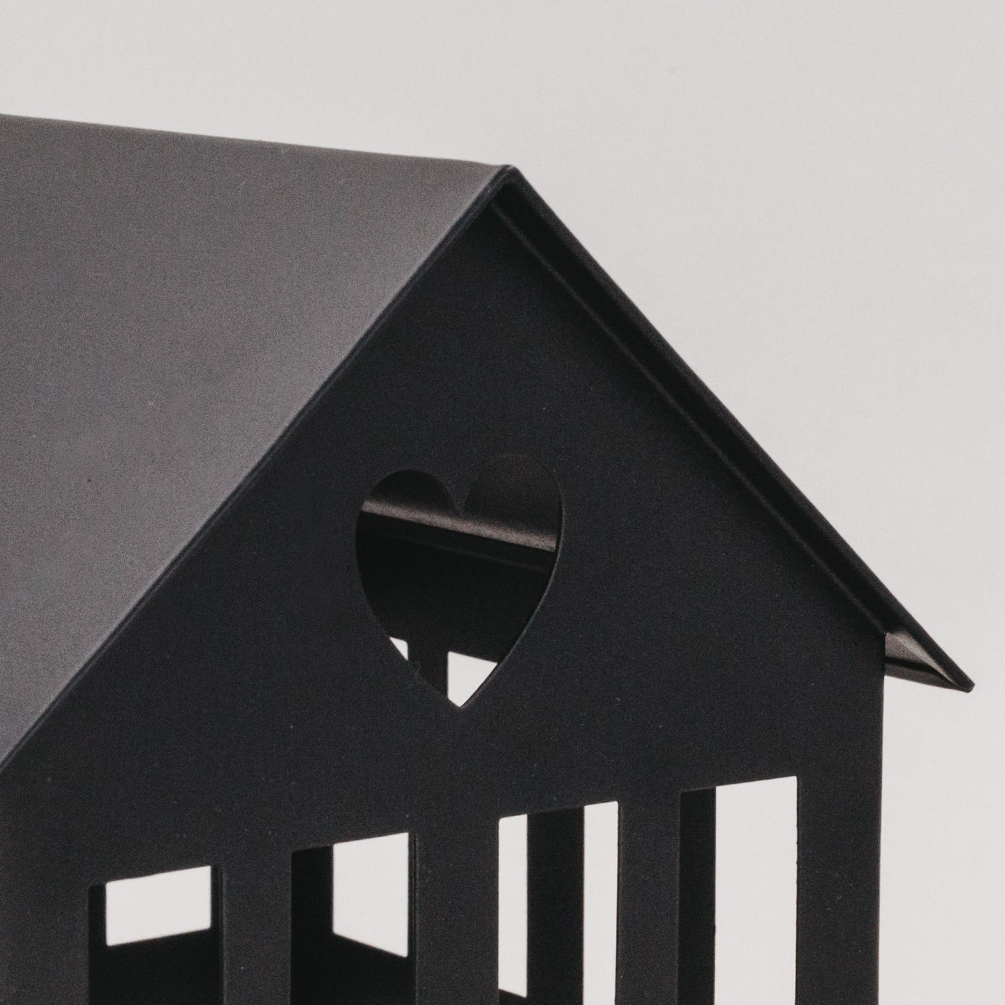 Metallhaus klein Schwarz (VE = 4 Stk)