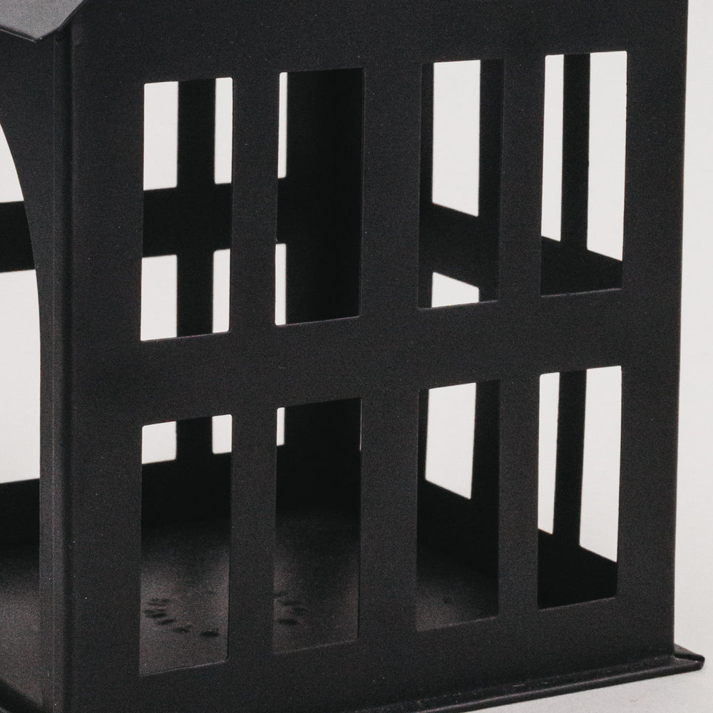 Metallhaus klein Schwarz (VE = 4 Stk)