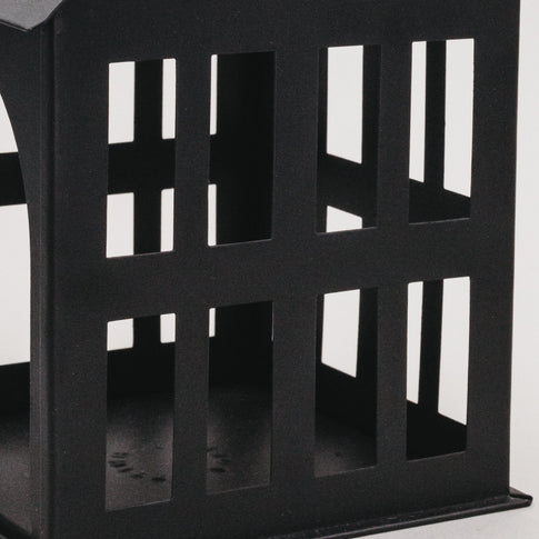 Metallhaus klein Schwarz (VE = 4 Stk)