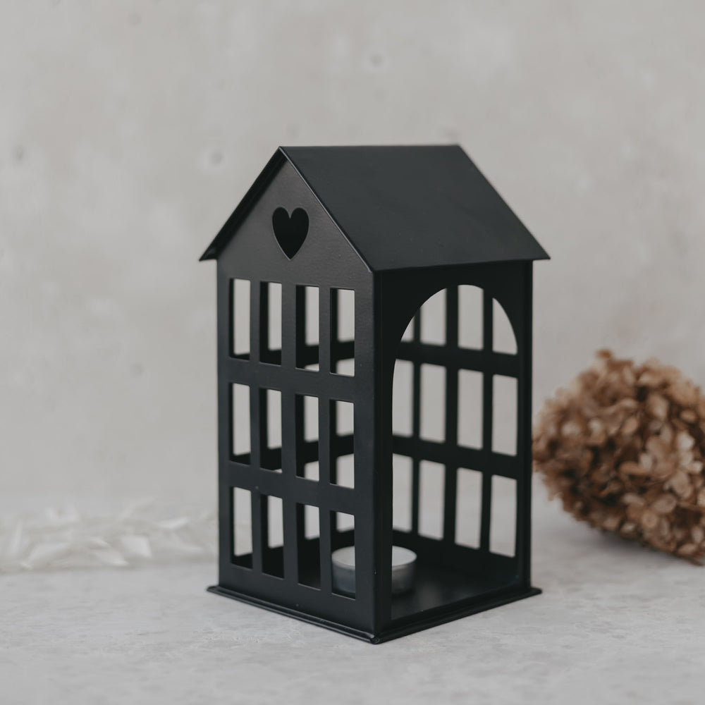 Metallhaus mittel Schwarz (VE = 4 Stk)