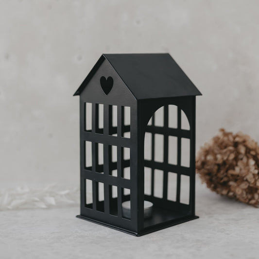 Metallhaus mittel Schwarz (VE = 4 Stk)