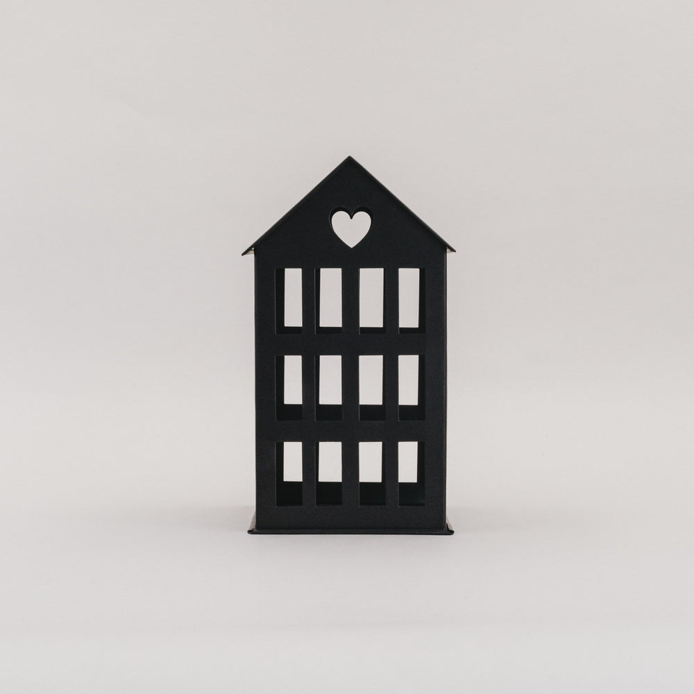 Metallhaus mittel Schwarz (VE = 4 Stk)