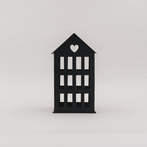 Metallhaus mittel Schwarz (VE = 4 Stk)