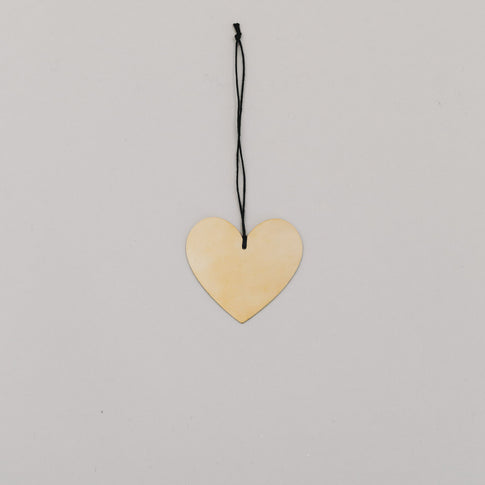 Anhänger Herz 6er Set Gold (VE = 8 Stk.)