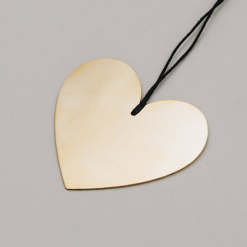 Anhänger Herz 6er Set Gold (VE = 8 Stk.)