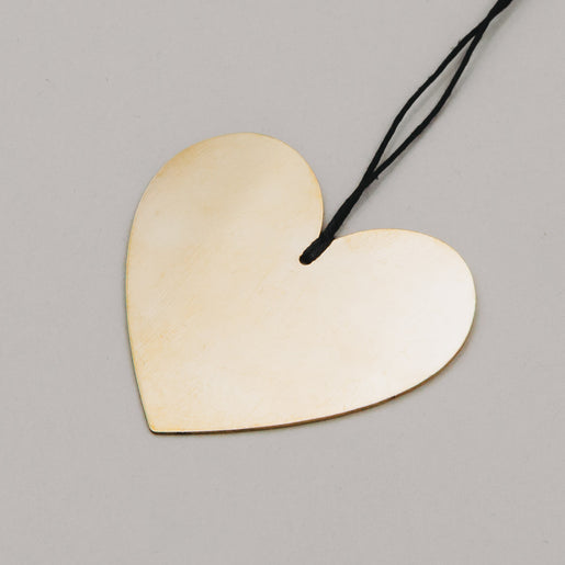 Anhänger Herz 6er Set Gold (VE = 8 Stk.)