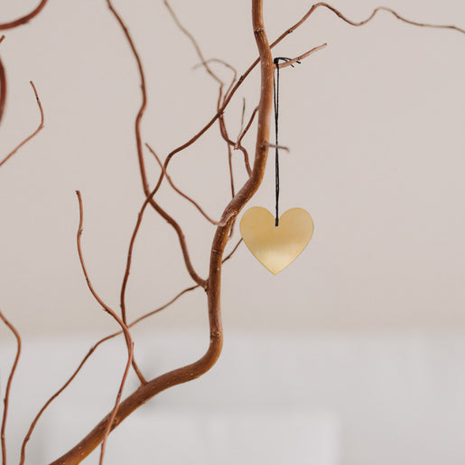 Anhänger Herz 6er Set Gold (VE = 8 Stk.)