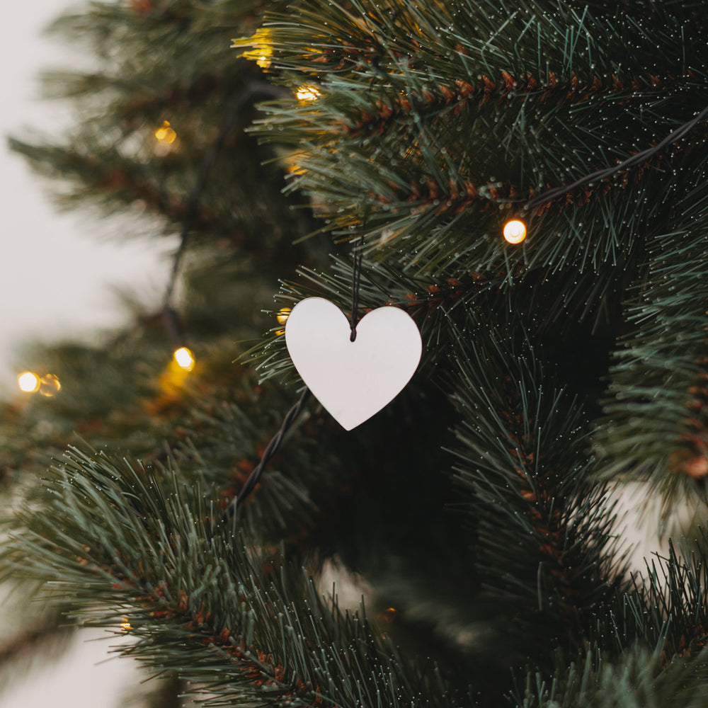 Anhänger Herz 6er Set Silber (VE = 8 Stk.)