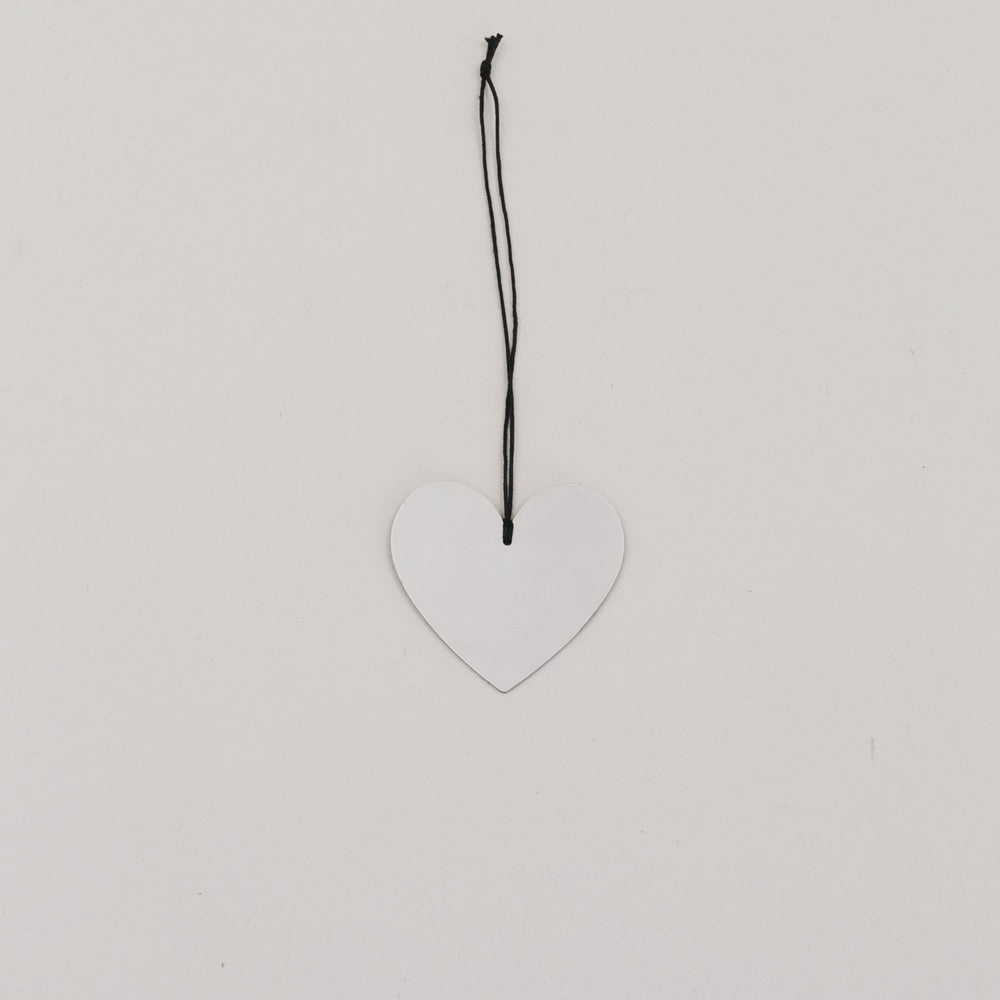 Anhänger Herz 6er Set Silber (VE = 8 Stk.)