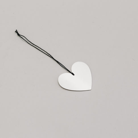 Anhänger Herz 6er Set Silber (VE = 8 Stk.)