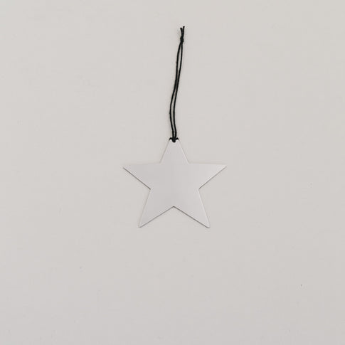 Anhänger Stern 6er Set Silber (VE = 8 Stk.)