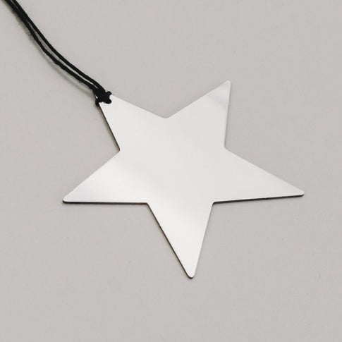 Anhänger Stern 6er Set Silber (VE = 8 Stk.)