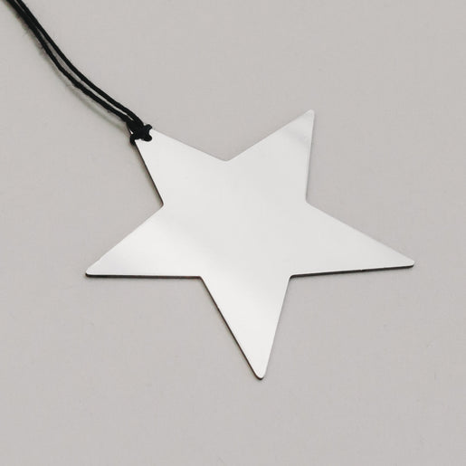 Anhänger Stern 6er Set Silber (VE = 8 Stk.)