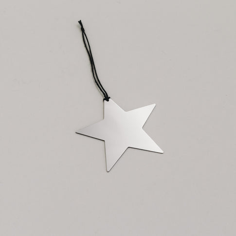 Anhänger Stern 6er Set Silber (VE = 8 Stk.)