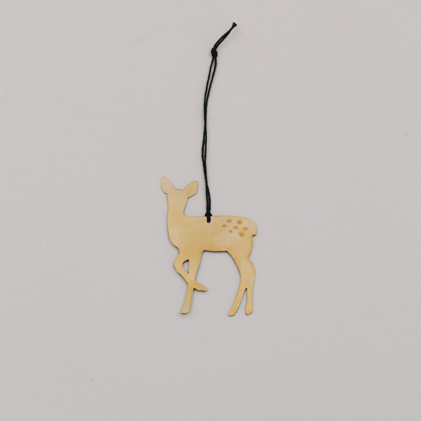 Anhänger Reh 6er Set Gold (VE = 8 Stk.)